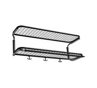Essem Design Classic 650 hat shelf Black/chrome, 2 levels, 80 cm
