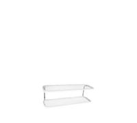 Essem Design Classic 650 shoe shelf White/chrome, 2 levels, 50 cm