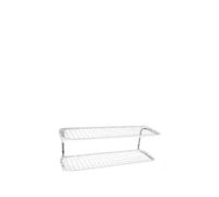 Essem Design Classic 650 shoe shelf White/chrome, 2 levels, 80 cm