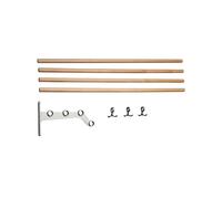 Essem Design Nostalgi 291 add-on hat shelf Oak, aluminium stand