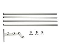 Essem Design - Nostalgi 291 Extension Part For Hat Rack, Aluminium / Aluminium - Aluminium