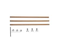 Essem Design Nostalgi add-on shoe or hat shelf Oak, aluminium stand