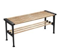 Essem Design - Nostalgi Bench 100 cm, Ash / Black - Black