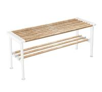 Essem Design - Nostalgi Bench 100 cm, Ash / White - White