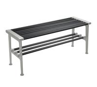 Essem Design - Nostalgi Bench 100 cm, Black / Aluminium - Black