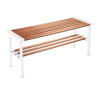 Essem Design - Nostalgi Bench 100 cm, Copper / White - White