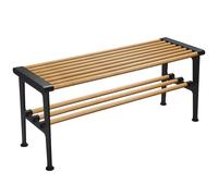 Essem Design - Nostalgi Bench 100 cm, Oak / Black - Black