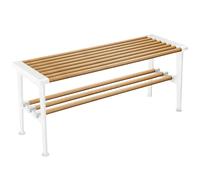 Essem Design - Nostalgi Bench 100 cm, Oak / White - White