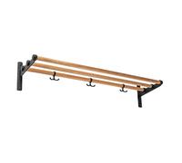 Essem Design Nostalgi hat shelf/ shoe shelf oak, black