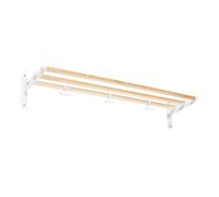 Essem Design - Nostalgi Hat Rack / Shoe Rack 100 cm, White / Birch - White