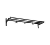 Essem Design Nostalgi hat shelf/ shoe shelf Black oiled oak-black