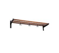 Essem Design Nostalgi Shoe or hat shelf Walnut, black stand