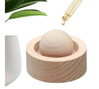 Essen-tial Oil Diffuser, Portable Locket Car aro-ma Diffusers, Natural Wooden Scented Ball Diffuser, Handcrafted Solid Wood Solid Wood Essen-tial Oil DiffuserS for Homeowners Study Car Yoga