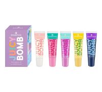 Essence 5 Juicy Bomb Lipgloss Set Blueberry Mango Watermelon Litchi Bubblegum
