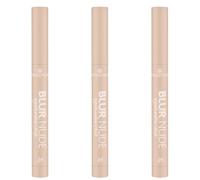 essence BLUR Nude Eyeshadow Stick, No. 01, Nude, Long-Lasting, Highly Pigmented, Instant Result, Vegan, No Microplastic Particles, Nanoparticles Free, Perfume, Pack of 3 (3 x 1.2 g)