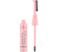 essence brow lift & freeze glue eyebrow gel, 01 Clear Control | Transparent wax-like texture, ultra-strong hold up to 18 hours, flake-resistant, sleek laminated brow look