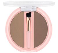 Essence brow powder duo set, eyebrow powder, no. 01, brown, defining, natural, vegan, no microplastic particles, nanoparticles free, without perfume, 1 pack (1.8 g)
