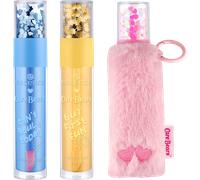 Essence Care Bears Lip Oil Trio & Fluffy Holder 01 Fur-ever Together 3 pcs