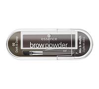 essence cosmetics brow powder set eyebrow stylist duo kit makeup (02 - dark & deep)