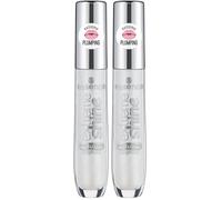 Essence Cosmetics extreme shine volume lipgloss, plumping, shiny, dewy, translucent (5ml) (Pack of 2)