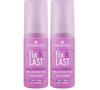 Essence Cosmetics fix & LAST keep it PERFECT MAKE-UP FIXING SPRAY, fixing, natural, dewy (50ml) (Pack of 2)