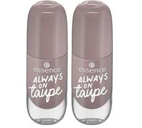 Essence Cosmetics gel nail colour, longlasting, express result, fast drying, shiny, colour intense (8ml) (Pack of 2)
