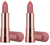Essence Cosmetics hydrating nude lipstick, moisturizing/hydrating, caring, with oils, natural (3,5g) (Pack of 2)