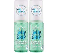 Essence Cosmetics Jelly GRIP REFRESHING ALOE SPRAY, moisturizing/hydrating, refreshing, dewy (50ml) (Pack of 2)