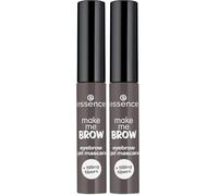 Essence Cosmetics make me BROW eyebrow gel mascara, defining, gelly (3,8ml) (Pack of 2)