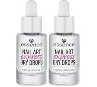 Essence Cosmetics nail art express dry drops (8ml) (Pack of 2)