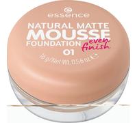 Essence Cosmetics NATURAL MATTE MOUSSE FOUNDATION, 16 g (Pack of 1), 01