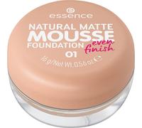Essence Cosmetics NATURAL MATTE MOUSSE FOUNDATION, 16 g (Pack of 1), 01