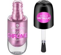 Essence Cosmetics satin CHROME nail polish, covering, express result, highly pigmented, metallic (8ml)