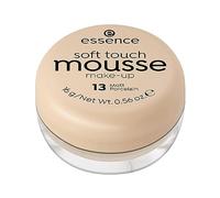 essence cosmetics Soft Touch Mousse Make-Up, Foundation, No. 13 Matt Porcelain, Nude, for Combination Skin, Softening, Matte, Natural, Vegan, Perfume, No Alcohol (16 g)