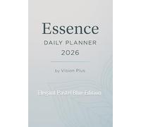 Essence Daily Planner 2026: Elegant Pastel Blue Edition