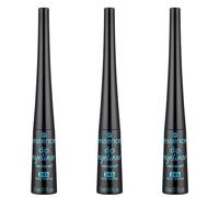 essence dip eyeliner waterproof 24h long-lasting, 01, black, long-lasting, defining, highly pigmented, waterproof, no microplastic particles, no perfume, pack of 3 (3x3ml)