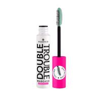 essence DOUBLE TROUBLE MASCARA EXTRA BLACK, longlasting, volumizing, curling, intensive (12ml)