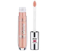 essence Extreme shine volume lip gloss, lip gloss, no. 08 gold dust, gold, radiantly fresh, shiny, translucent, vegan, complies with our Clean Beauty standard, oil-free (5 ml)