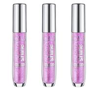 essence Extreme Shine Volume Lip Gloss, No. 10 Sparkling Purple, Volume-Shaping, Radiantly Fresh, Shiny, Translucent, Vegan, Oil-Free, Alcohol-Free, Pack of 3 (3 x 5 ml)