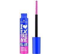 Essence I Love Extreme Blue Crazy Volume Mascara, Blue, Long-Lasting, Vibrant, Extreme Volume, Colour-Intensive, Vegan, No Microplastic Particles, Nanoparticles Free, No Perfume, Pack of 12 ml