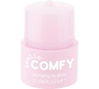 Essence Feelin' Comfy Plumping Lip Glow, Lip Gloss, No. 01, Transparent, Nourishing, Shimmering, Vegan, Alcohol-Free, Paraben-Free, No Microplastic Particles, Pack of 12 g