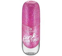 Essence Gel Nail Colour, Gel Polish, No. 07 PinkVentures, Pink, Long-Lasting, Colour-Intense, Glitter, No Acetone, Vegan, Microplastic Particles Free (8 ml)