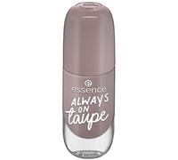 Essence Gel Nail Colour, Gel Polish, No. 37 Always On Taupe, Grey, Express Result, Long-Lasting, Colour-Intense, Gely, Shiny, No Acetone, Vegan, Microplastic Particles Free (8 ml)