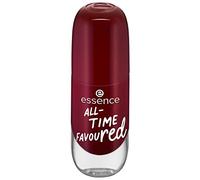 essence gel nail colour, nail polish, no. 14, red, long-lasting, express result, quick-drying, shiny, acetone-free, vegan, no microplastic particles, no preservatives, pack of 1 (8 ml)