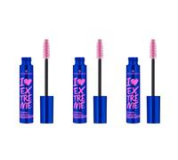 ESSENCE I love extreme - Mascara volume (Black Waterproof, 3er Pack)