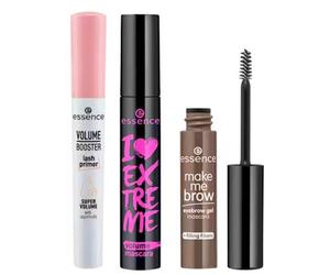 Essence I love Extreme Volume + Volume Booster Primer + Make me Brow Eyebrow Gel 1 pcs + 1 pcs + 3,8 ml