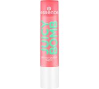 essence Juicy Bomb Glossy Butter Balm, No. 01, Red, Natural, Shiny, Radiant Fresh, Vegan, Paraben-Free, Microplastic Particles, Nanoparticles Free, Pack of 1 (2.5 g)