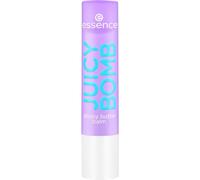 essence Juicy Bomb Glossy Butter Balm, No. 02, Purple, Natural, Shiny, Radiant Fresh, Vegan, Paraben-Free, Microplastic Particles, Nanoparticles Free, Pack of 1 (2.5 g)