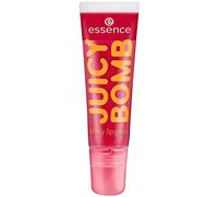 essence Juicy Bomb shiny lip gloss, No. 04 Crazy Cherry, red, radiantly fresh, shiny, vegan, alcohol-free, no preservatives (10 ml)