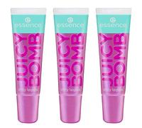 essence Juicy Bomb Shiny Lip Gloss No. 105, Multicoloured, Shiny, Radiant Fresh, Shimmering, Vegan, Alcohol-Free, Paraben-Free, No Microplastic Particles, Pack of 3 (3 x 10 ml)